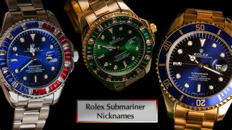 rolex submariner nicknames|rolex submariner original.